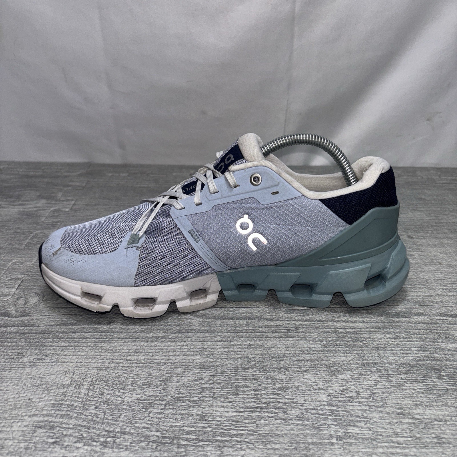 On Cloud Cloudflyer 4 Womens Running Shoes Sneakers Size 10 Blue Gray