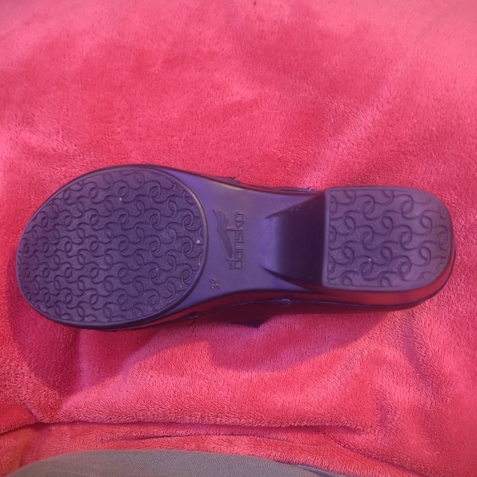 Dansko Professional Black Leather Clogs Women’s Size 8 Comfort Work Shoes