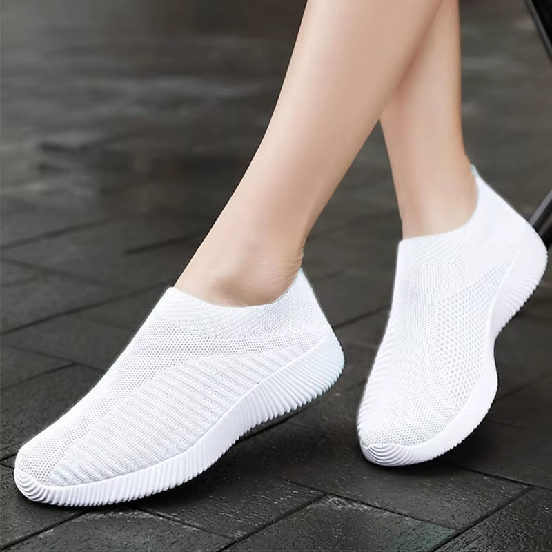 Women’s Vulcanized Shoes Slip On Loafer Comfort Flat Casual Spring Shoe