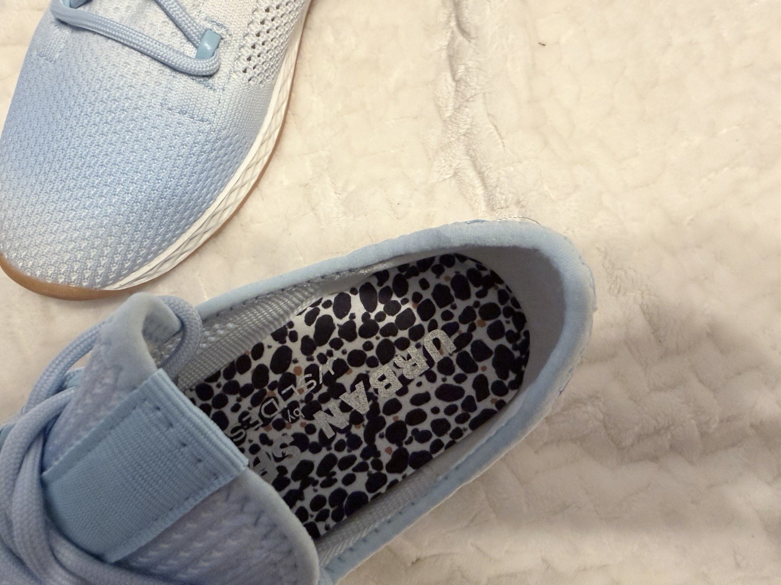 Urban Sport by JSlides Ophelia Women US 8 Blue TieDye Knit Shoes Sneakers
