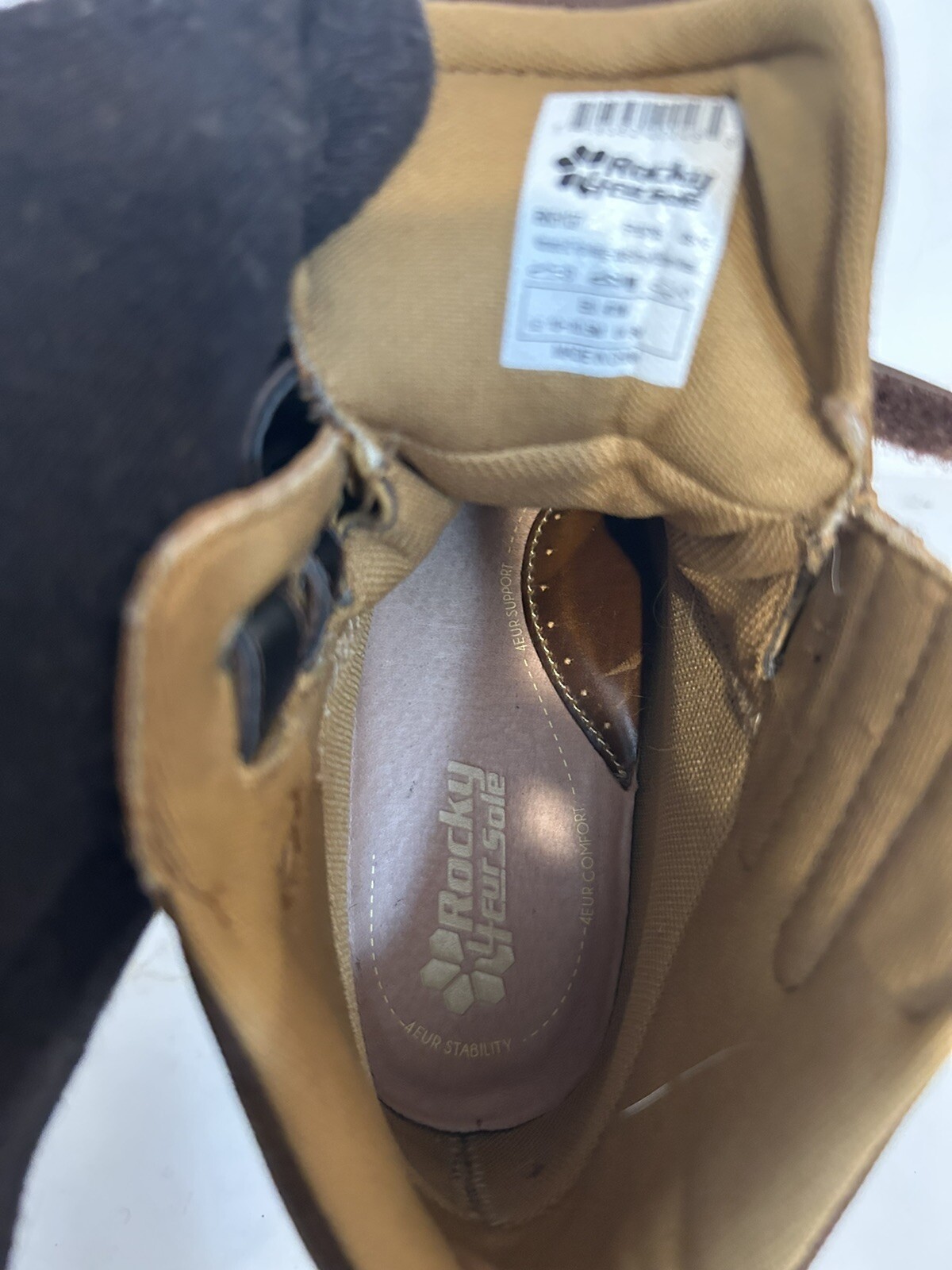 Rocky 4EurSole Concerto Boots Tan Multi-Brown Women’s US Size US 10-10.5 EU41 M