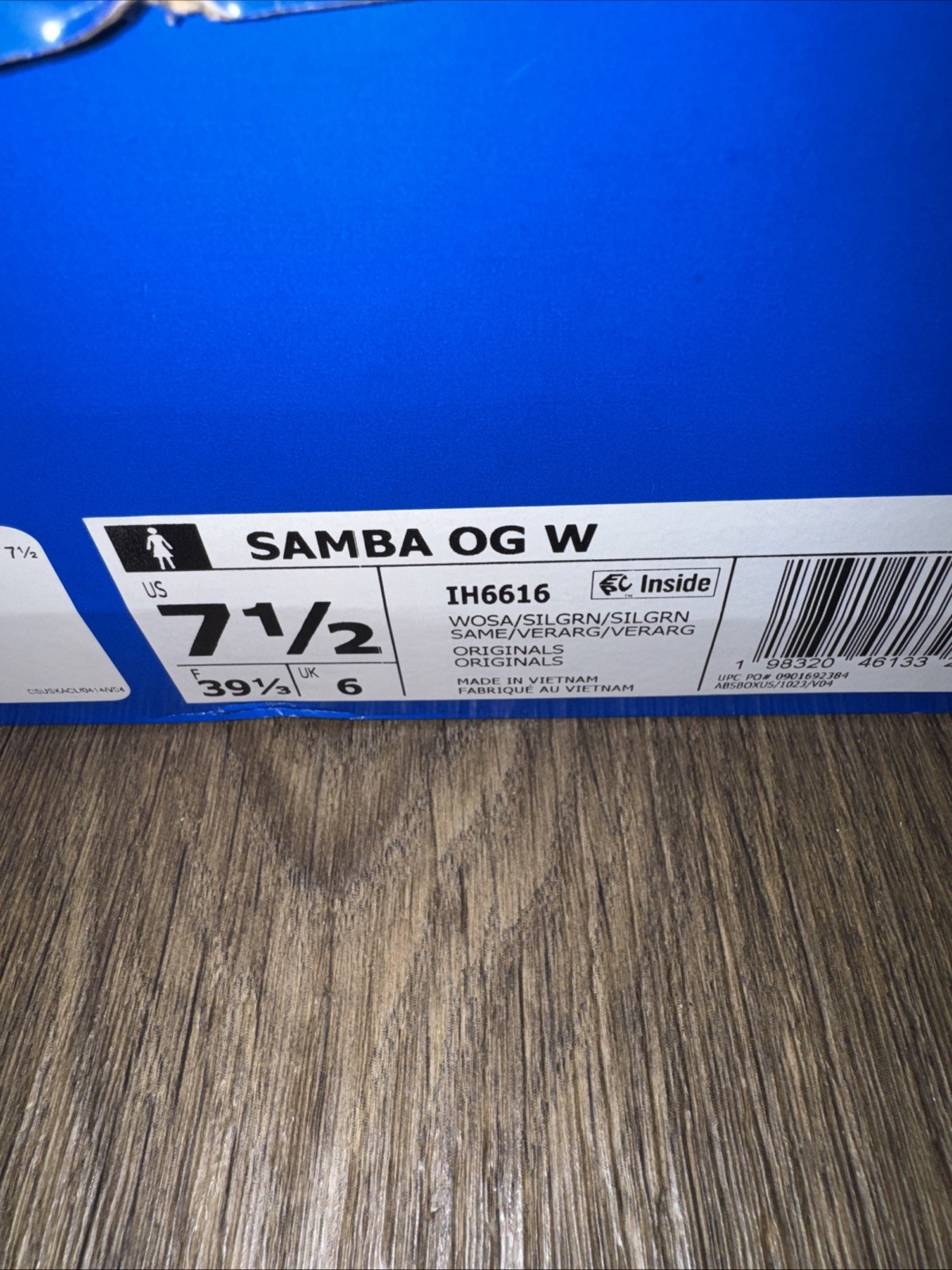 adidas Samba OG IH6616 Mint Women SIZE 7.5
