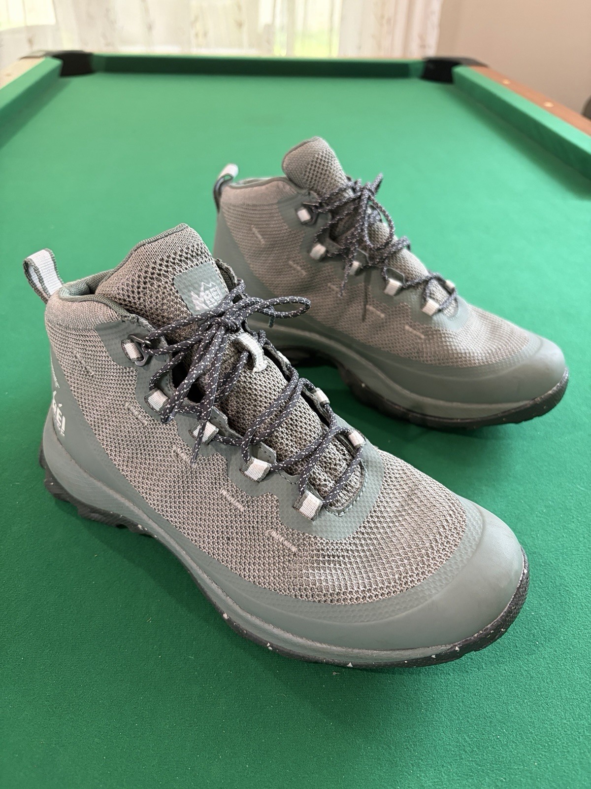 REI Co-Op Flash Hiking Boots Women Size 9 Green Outdoors Hiking Waterproof