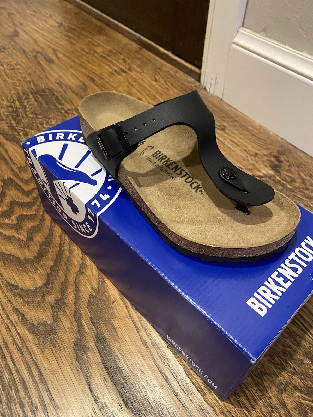 Birkenstock Gizeh Black Thong Sandals US Size 5/ EU 36 – Regular Width – NWT