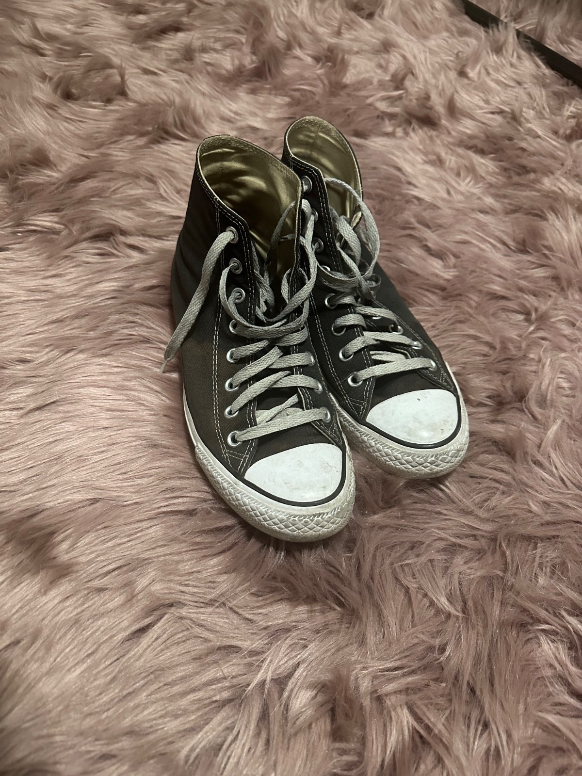 Well worn size 9 – Converse Chuck Taylor All Star Platform High Top Black