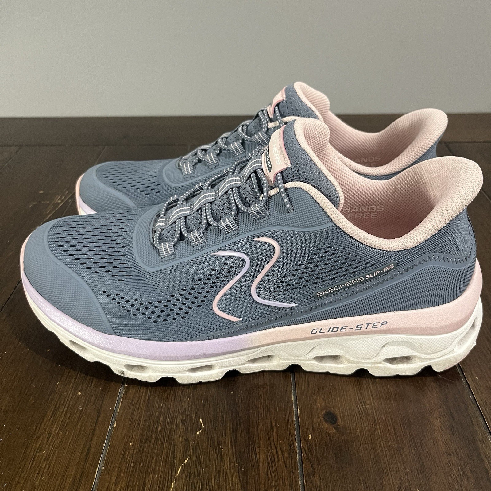 Skechers Slip-ins: Glide-Step Sole Women’s Size 8 Slate/Pink 180272W