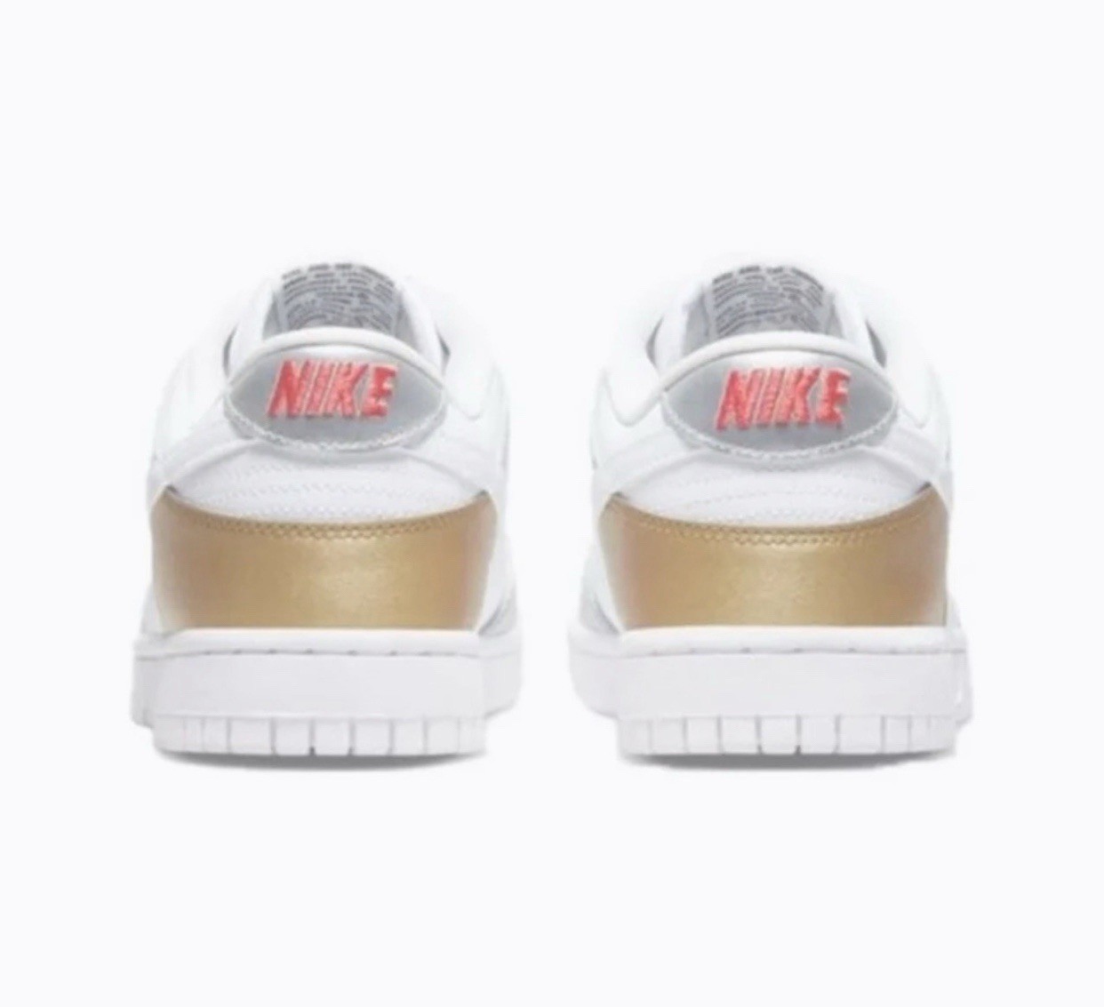 Size 11 – Nike Dunk SE Low Silver Gold Metallic W