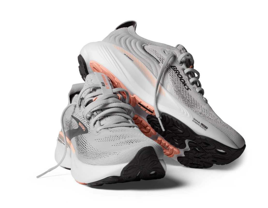 Brooks Adrenaline GTS 25 Road-Running Shoes – Women’s,Grey/Blackened Pearl/Coral