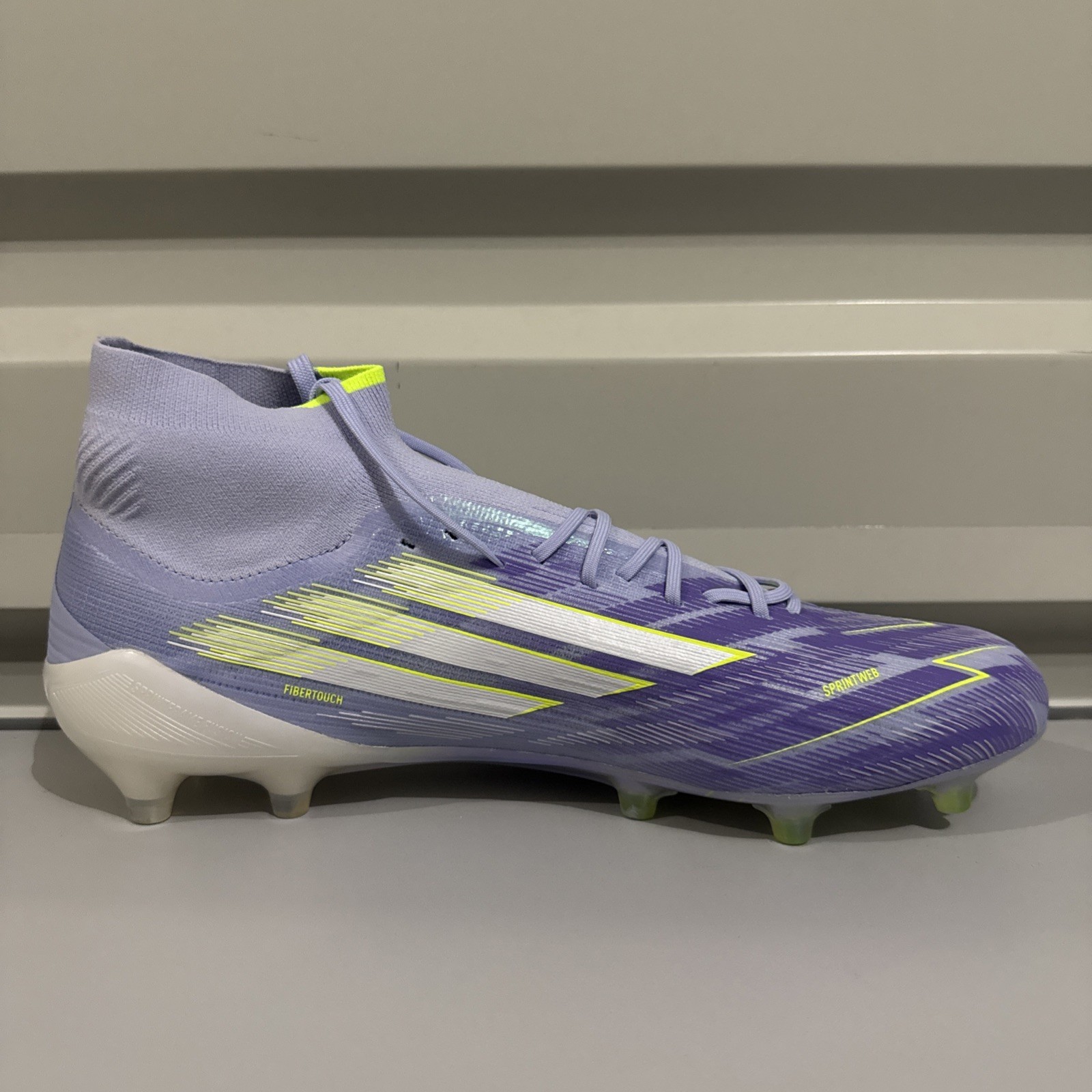 adidas F50 Sparkfusion Elite Mid FG AG Soccer Cleats Violet Womens 10.5 JH7648