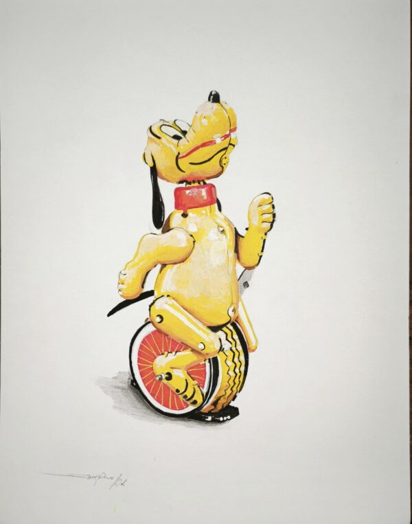 Acrílico Posca "Old Pluto Toy"